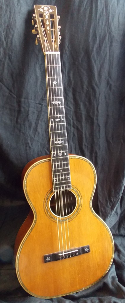 1930 model 435 Prairie State by the Larson Brothers of Chicago. This is one of those Holy Grail guitars that are generally only seen in museums.