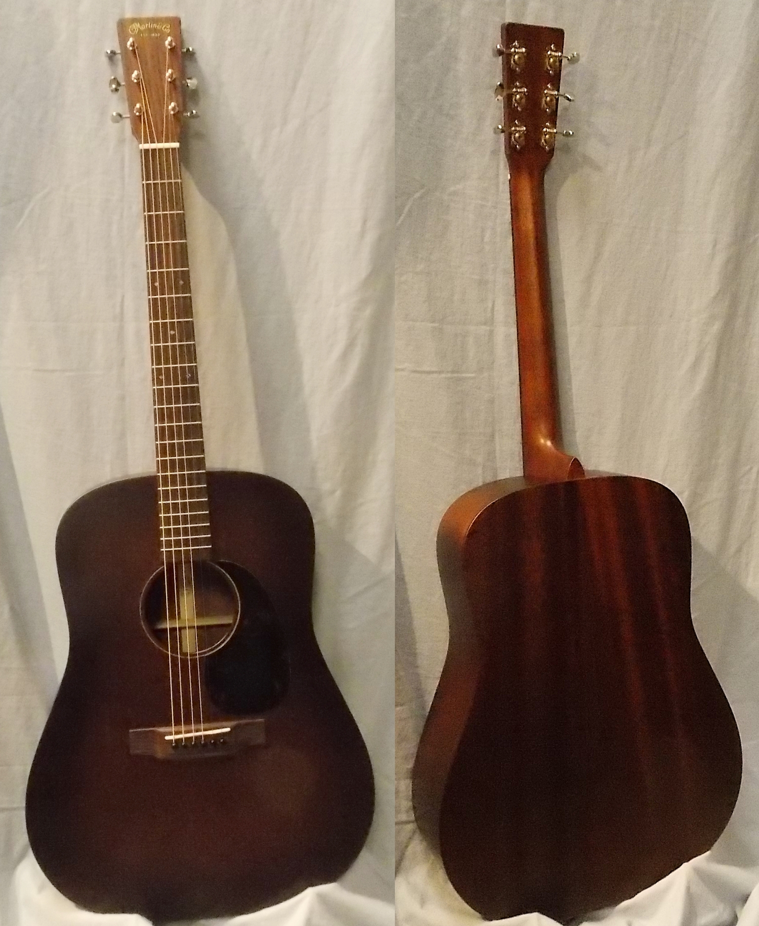 we love the new D-15 M sunburst from Martin. All solid mahogany with rosewood bridge and fingerboard. List: $1,849.00 SALE: $1,349.00