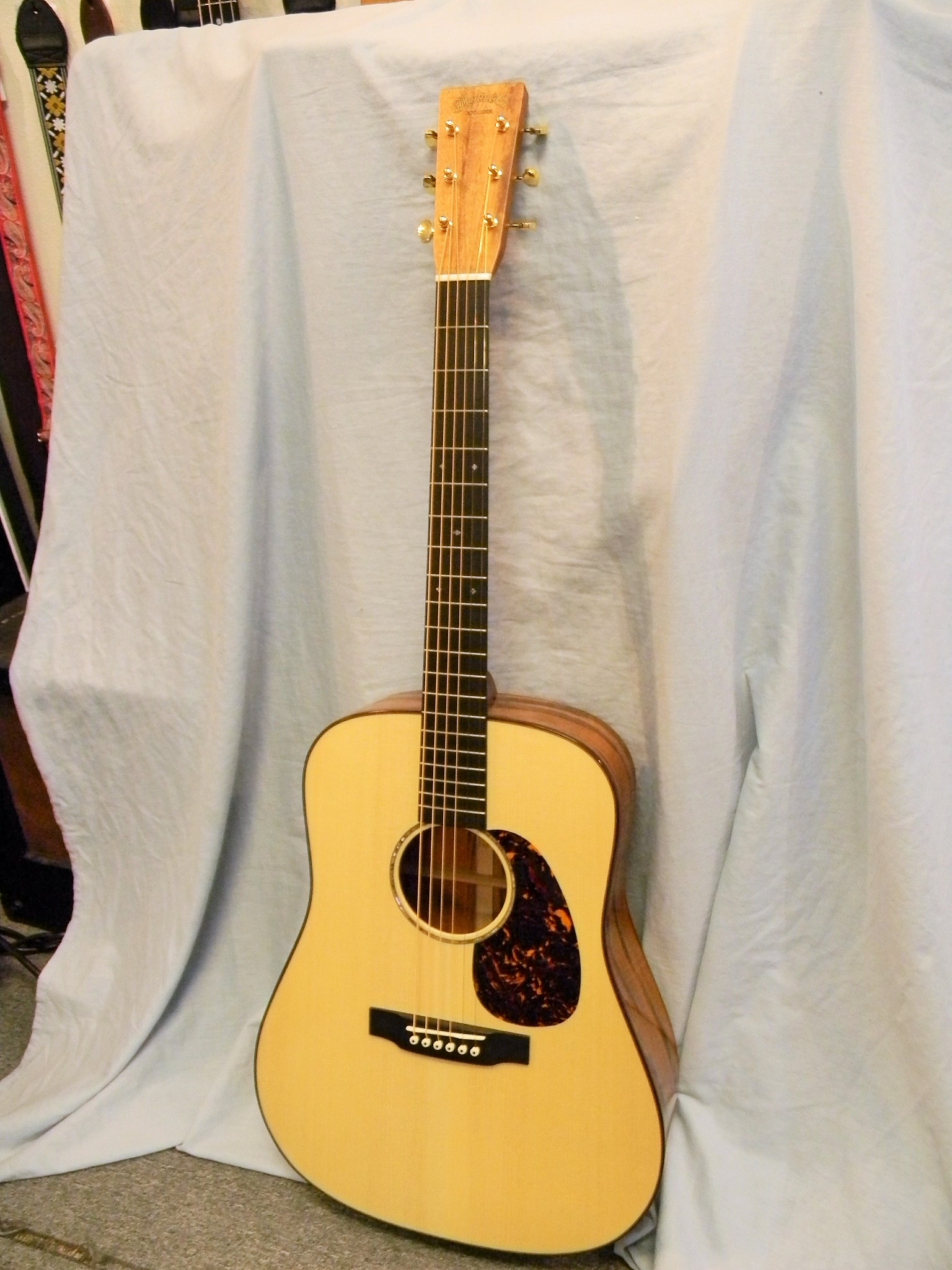 Custom Shop dreadnought with Adirondack spruce and Goncalo Alves. $4,600.00